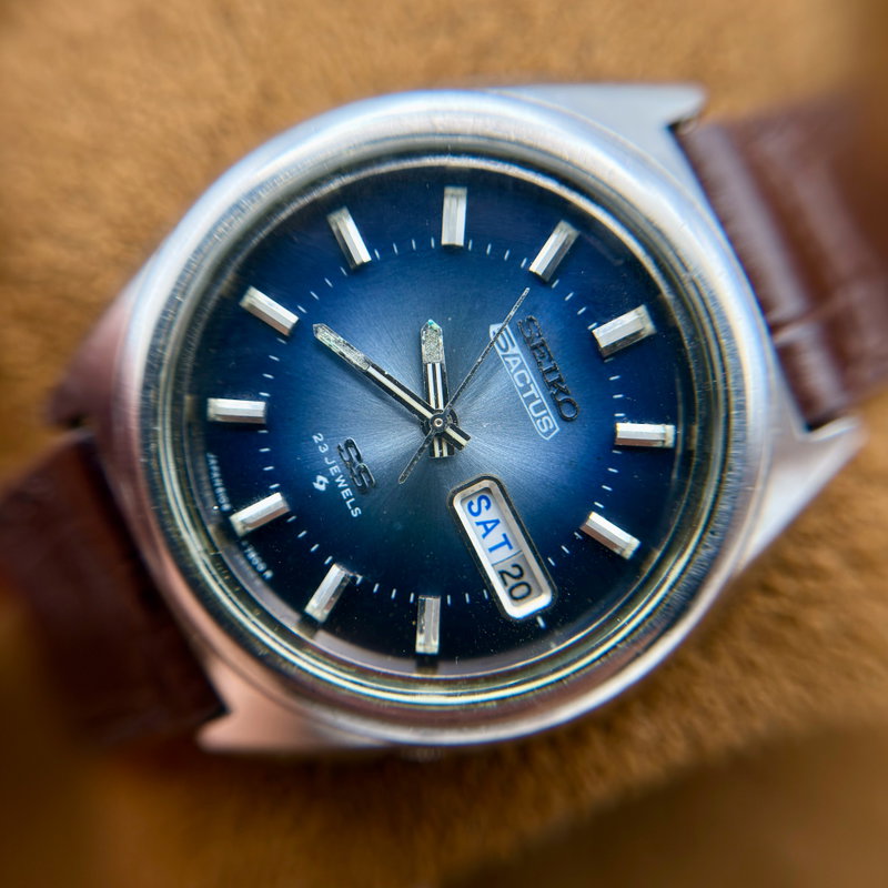 Seiko Seiko - 5Actus SS 蒼影 (Sōei) – Blue Shadow - Ingen mindstepris - 6106-7520 - Men - 1972 vintage watch - image 19
