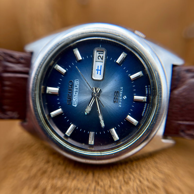Seiko Seiko - 5Actus SS 蒼影 (Sōei) – Blue Shadow - Ingen mindstepris - 6106-7520 - Men - 1972 vintage watch - image 22
