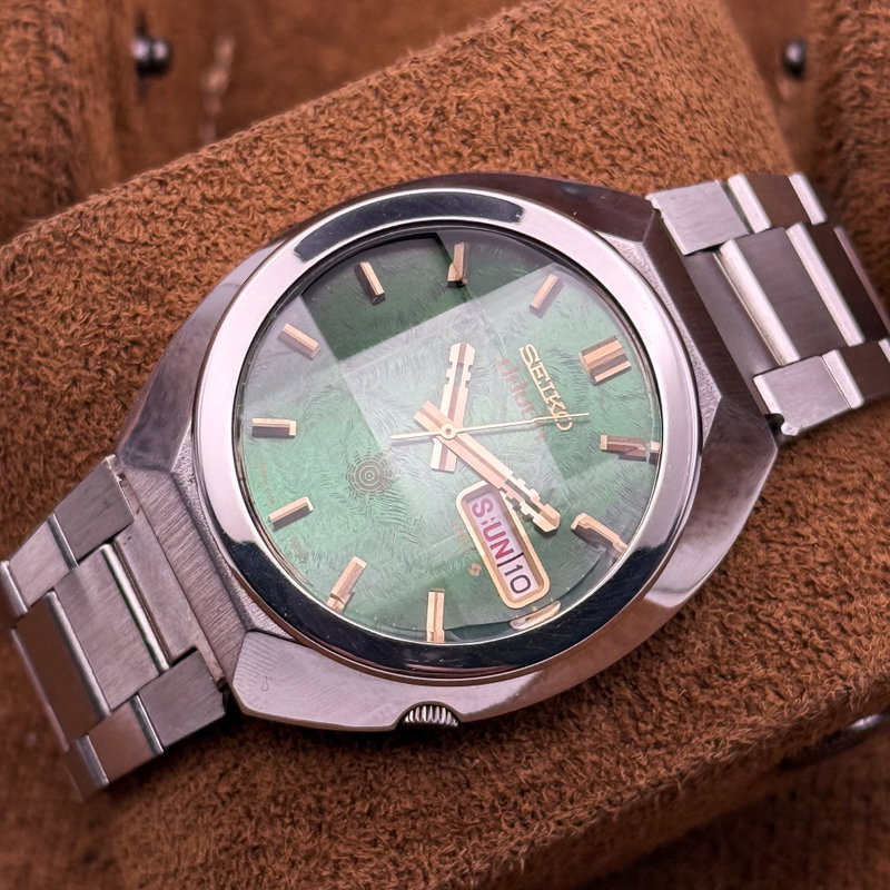 Seiko Seiko - Advan 翠雨 (Sui’u) – Emerald Rain - No Reserve Price - 6106-7700 - Men - 1974 vintage watch - image 17