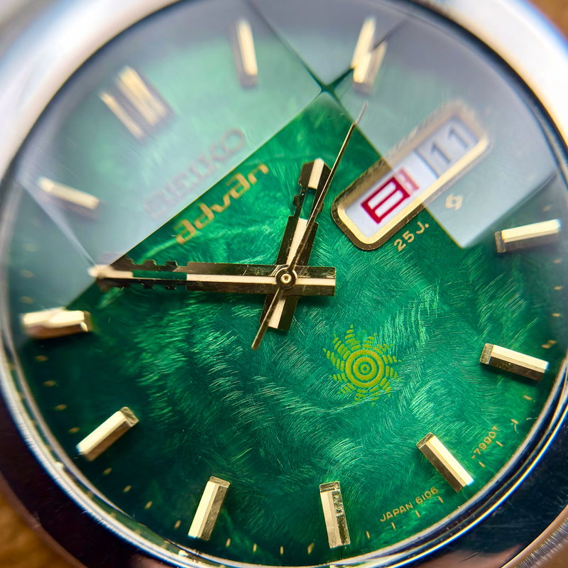 Seiko Seiko - Advan 翠雨 (Sui’u) – Emerald Rain - No Reserve Price - 6106-7700 - Men - 1974 vintage watch - image 25