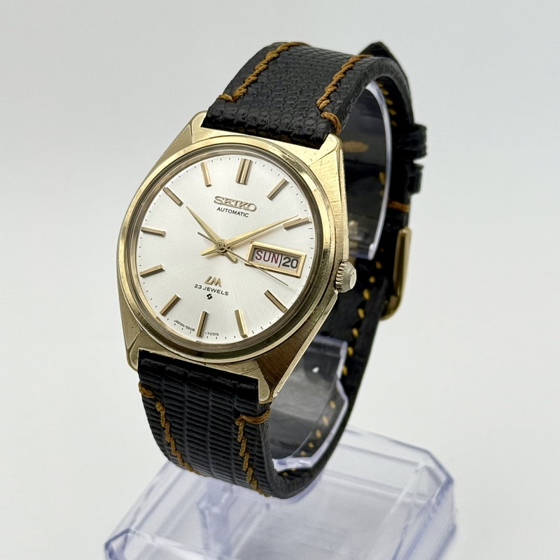 Seiko Seiko - Lord Matic [Near-Mint] 金響 (Kinkyō) – Golden Echo - No Reserve Price - 5606-7000 - Men - 1970-1979  vintage watch - image 1
