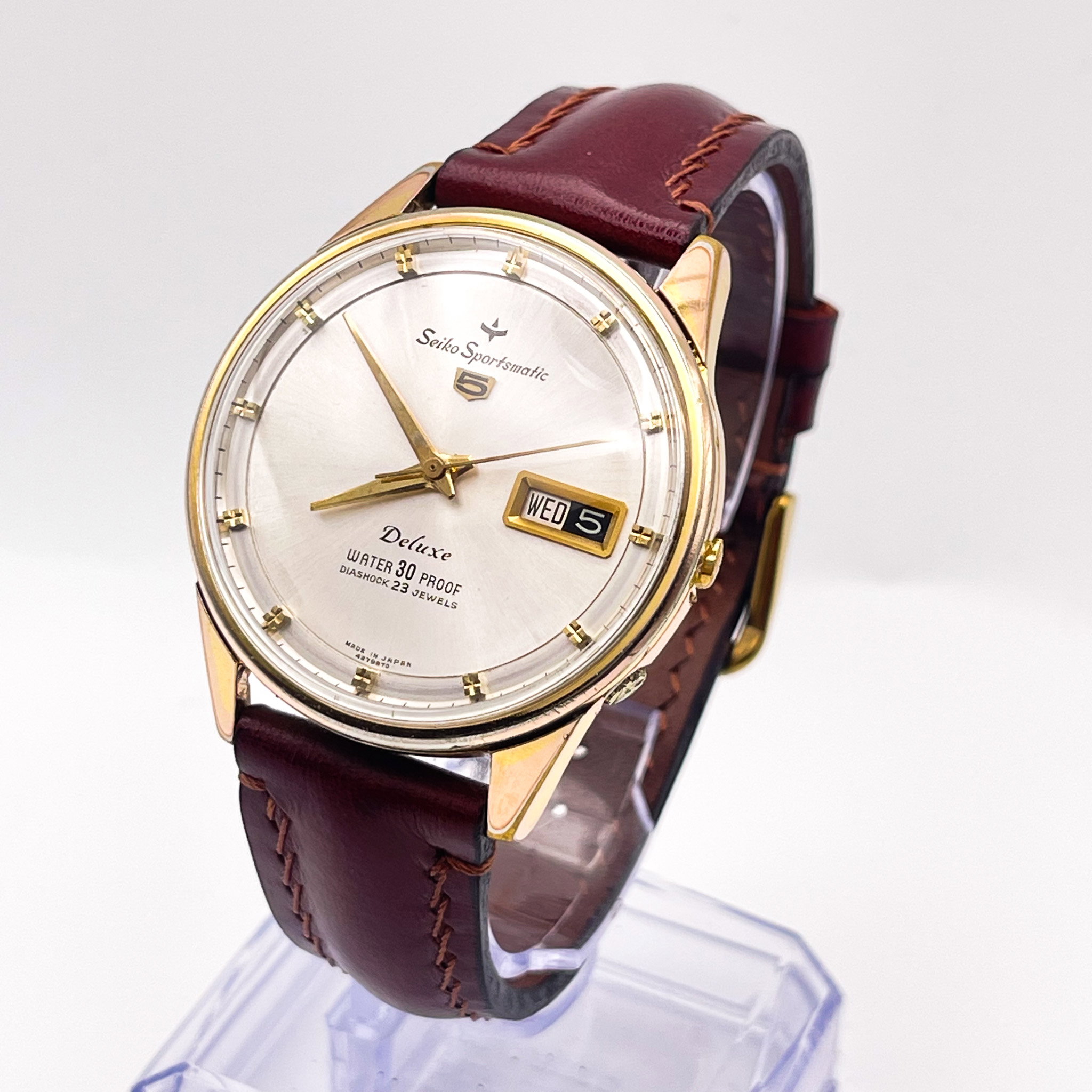 Seiko - Sportsmatic Deluxe [Near-Mint] 白暈 (Byakugun) – Pale Aura - No reserve price - 427980 - Men - 1964