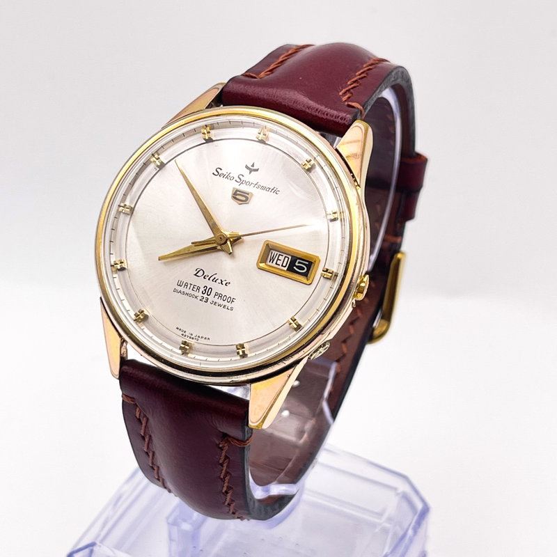 Seiko Seiko - Sportsmatic Deluxe [Near-Mint] 白暈 (Byakugun) – Pale Aura - No reserve price - 427980 - Men - 1964 vintage watch - image 1