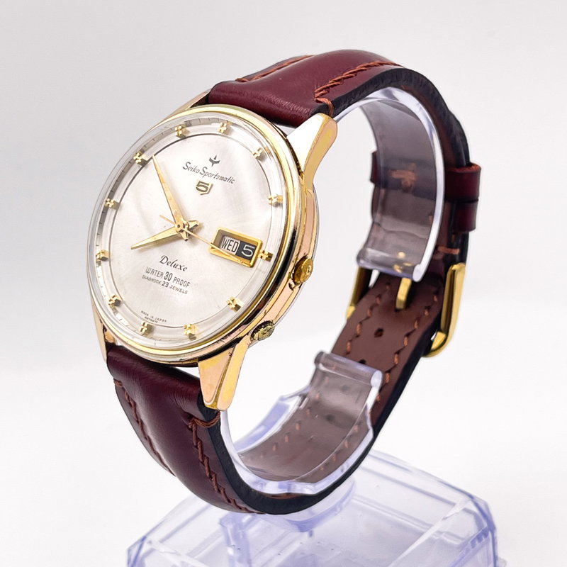 Seiko Seiko - Sportsmatic Deluxe [Near-Mint] 白暈 (Byakugun) – Pale Aura - No reserve price - 427980 - Men - 1964 vintage watch - image 2