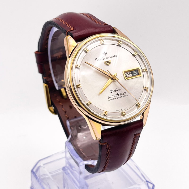 Seiko Seiko - Sportsmatic Deluxe [Near-Mint] 白暈 (Byakugun) – Pale Aura - No reserve price - 427980 - Men - 1964 vintage watch - image 3