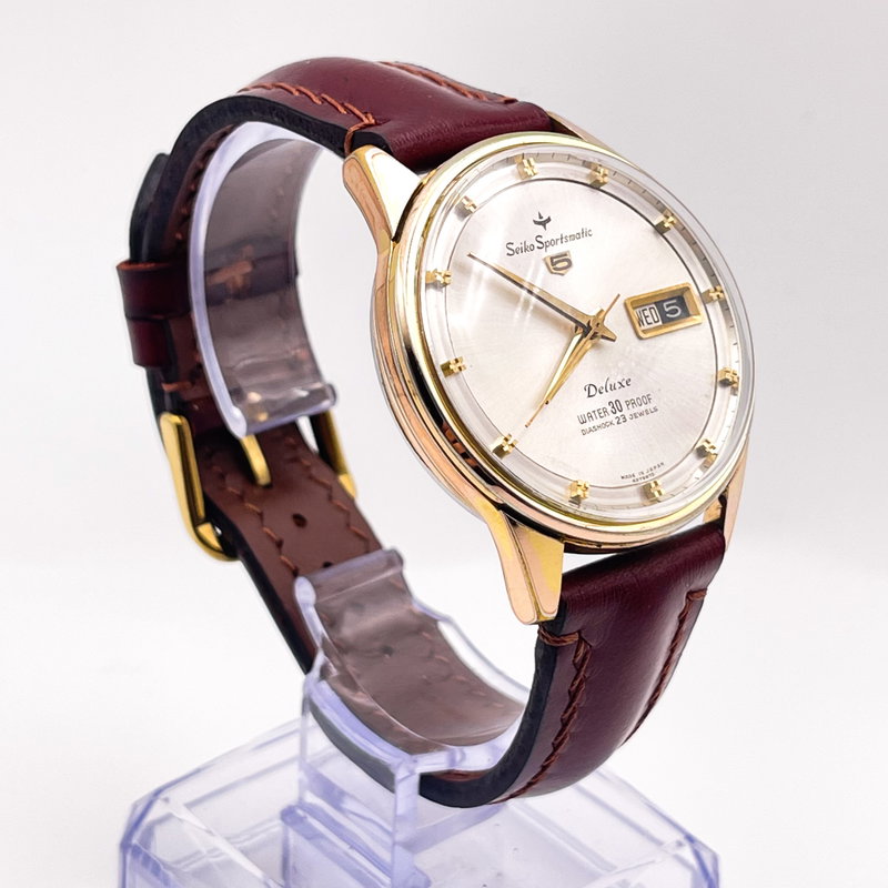 Seiko Seiko - Sportsmatic Deluxe [Near-Mint] 白暈 (Byakugun) – Pale Aura - No reserve price - 427980 - Men - 1964 vintage watch - image 5