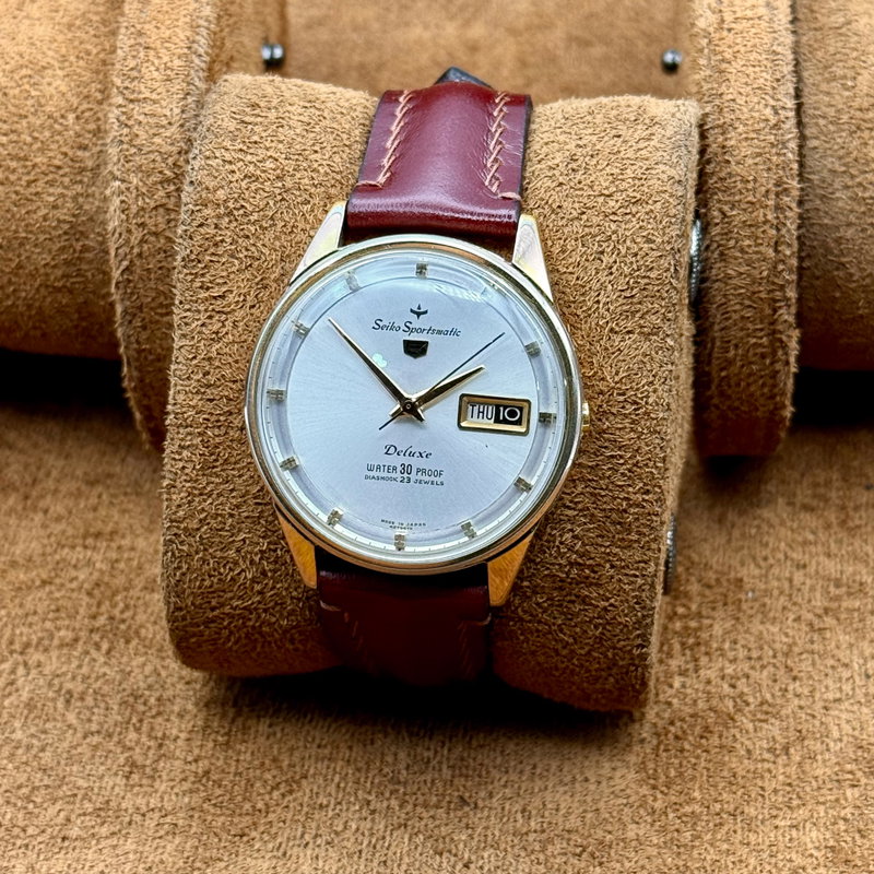 Seiko Seiko - Sportsmatic Deluxe [Near-Mint] 白暈 (Byakugun) – Pale Aura - No reserve price - 427980 - Men - 1964 vintage watch - image 9