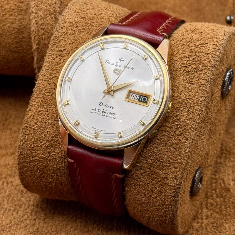 Seiko Seiko - Sportsmatic Deluxe [Near-Mint] 白暈 (Byakugun) – Pale Aura - No reserve price - 427980 - Men - 1964 vintage watch - image 16
