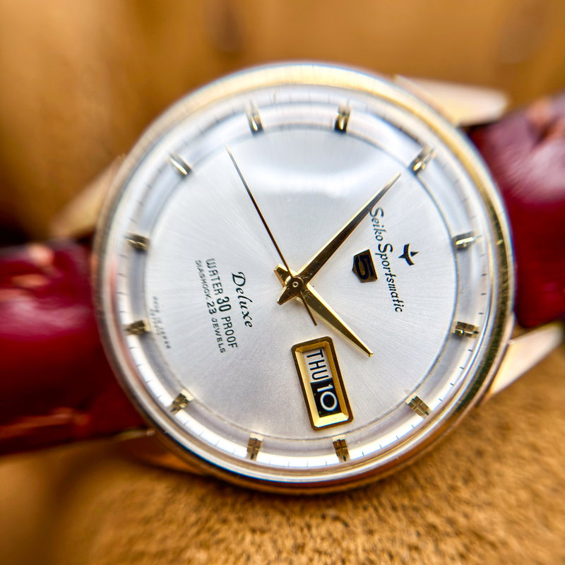 Seiko Seiko - Sportsmatic Deluxe [Near-Mint] 白暈 (Byakugun) – Pale Aura - No reserve price - 427980 - Men - 1964 vintage watch - image 19