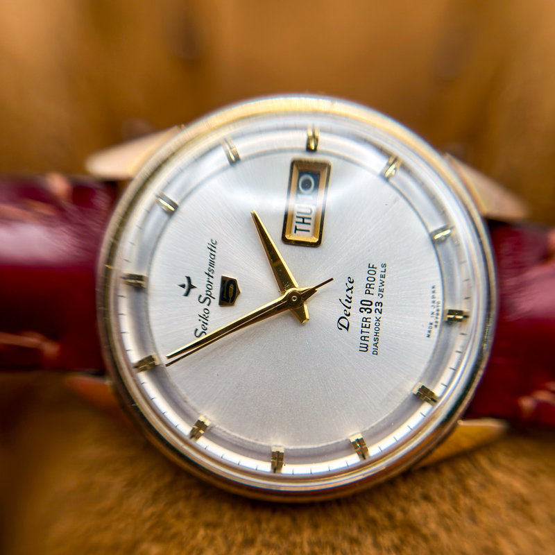 Seiko Seiko - Sportsmatic Deluxe [Near-Mint] 白暈 (Byakugun) – Pale Aura - No reserve price - 427980 - Men - 1964 vintage watch - image 20