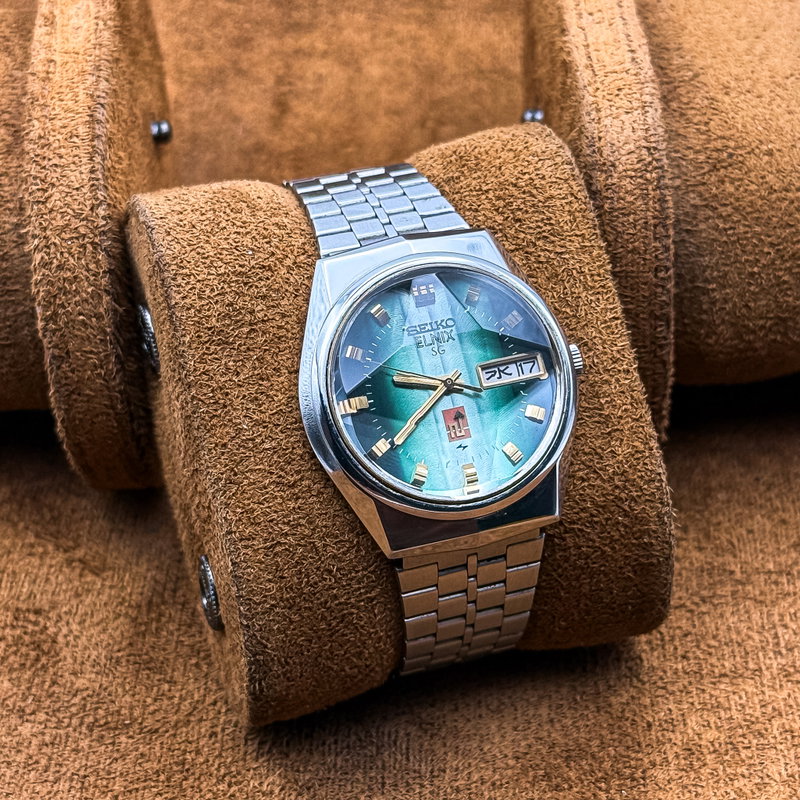 Seiko Seiko - Elnix 光雫 (Kōshizuku) – Droplets of Light - No reserve price - 0723-6020 - Men - 1973 vintage watch - image 12
