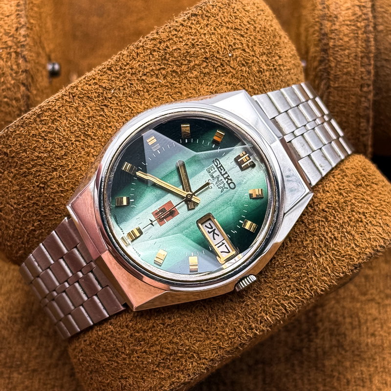 Seiko Seiko - Elnix 光雫 (Kōshizuku) – Droplets of Light - No reserve price - 0723-6020 - Men - 1973 vintage watch - image 17