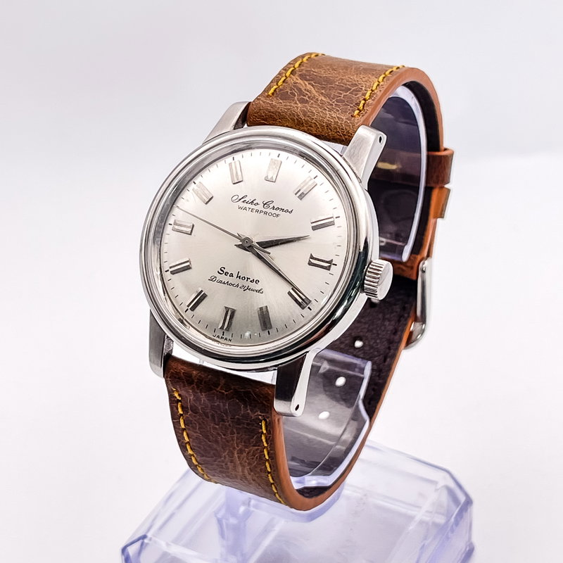 Seiko Seiko - Cronos Seahorse 晶環 (Shōkan) – Crystal Halo - No Reserve Price - J13032 - Men - 1961 vintage watch - image 1