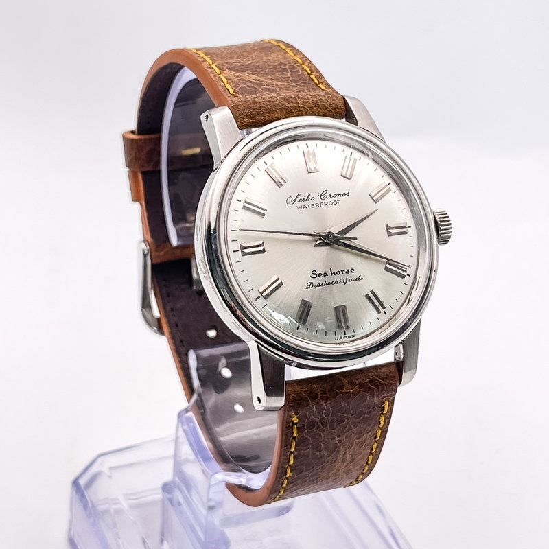 Seiko Seiko - Cronos Seahorse 晶環 (Shōkan) – Crystal Halo - No Reserve Price - J13032 - Men - 1961 vintage watch - image 3