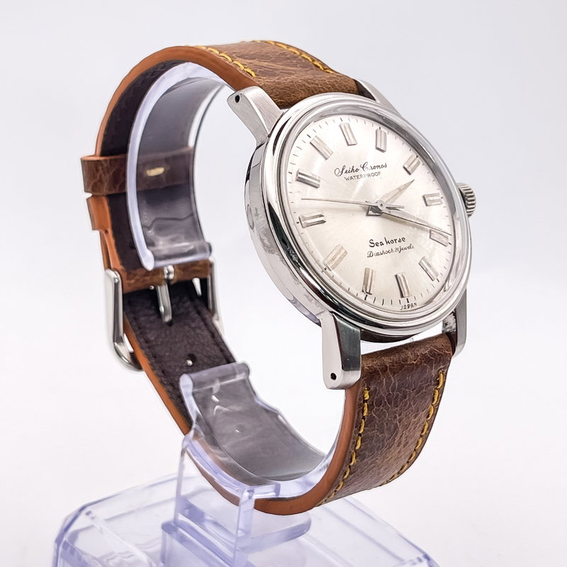 Seiko Seiko - Cronos Seahorse 晶環 (Shōkan) – Crystal Halo - No Reserve Price - J13032 - Men - 1961 vintage watch - image 4
