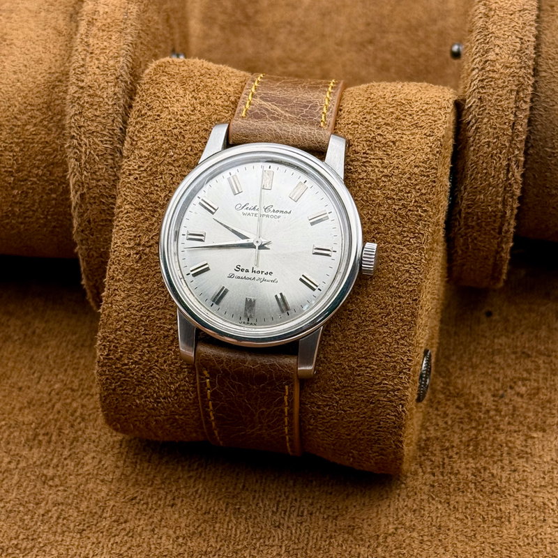 Seiko Seiko - Cronos Seahorse 晶環 (Shōkan) – Crystal Halo - No Reserve Price - J13032 - Men - 1961 vintage watch - image 8
