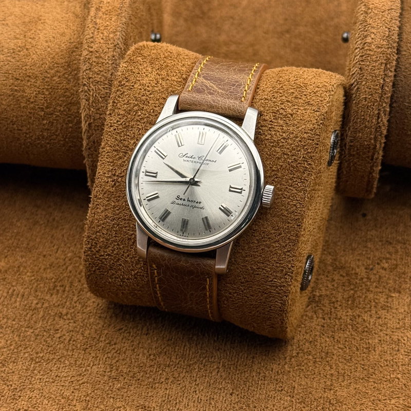 Seiko Seiko - Cronos Seahorse 晶環 (Shōkan) – Crystal Halo - No Reserve Price - J13032 - Men - 1961 vintage watch - image 9