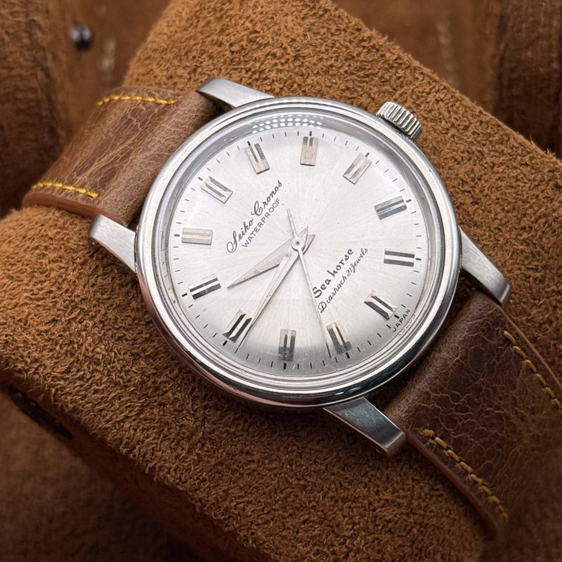 Seiko Seiko - Cronos Seahorse 晶環 (Shōkan) – Crystal Halo - No Reserve Price - J13032 - Men - 1961 vintage watch - image 15