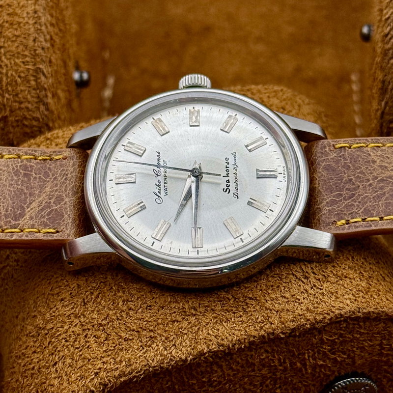Seiko Seiko - Cronos Seahorse 晶環 (Shōkan) – Crystal Halo - No Reserve Price - J13032 - Men - 1961 vintage watch - image 17