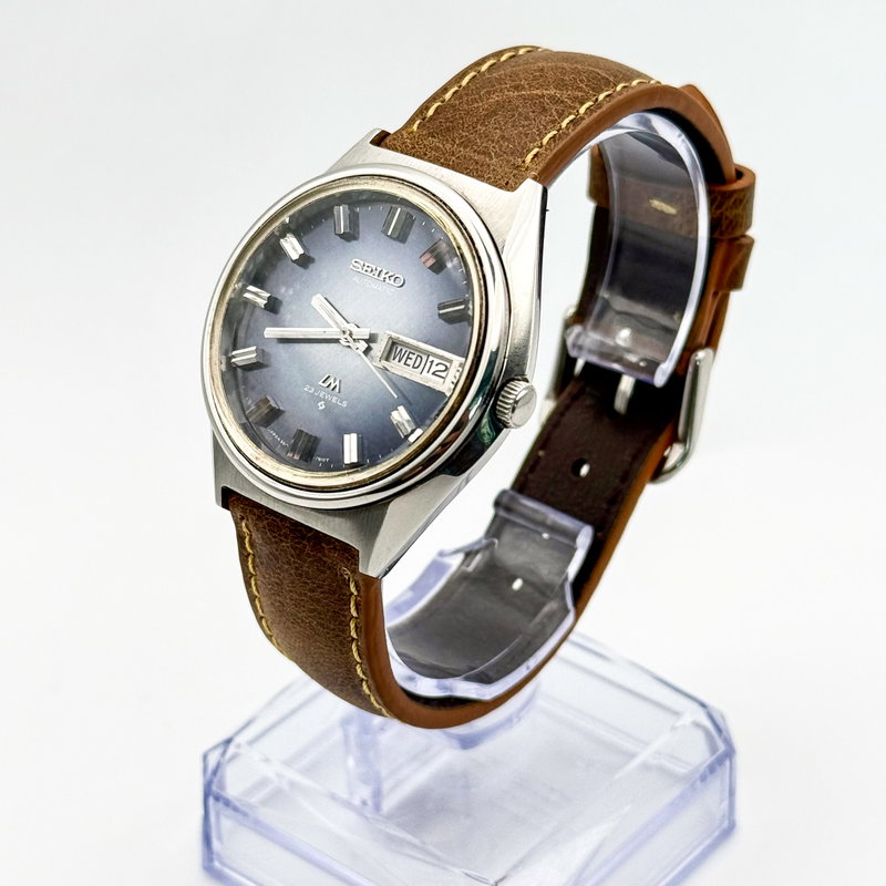 Seiko Seiko - LM “Brushed Blue Sunburst” 青嵐 (Ao Arashi) – Blue Storm - No Reserve Price - 5606-7071 - Men - 1972 vintage watch - image 3