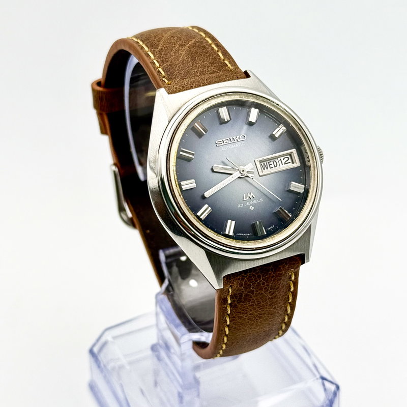 Seiko Seiko - LM “Brushed Blue Sunburst” 青嵐 (Ao Arashi) – Blue Storm - No Reserve Price - 5606-7071 - Men - 1972 vintage watch - image 4