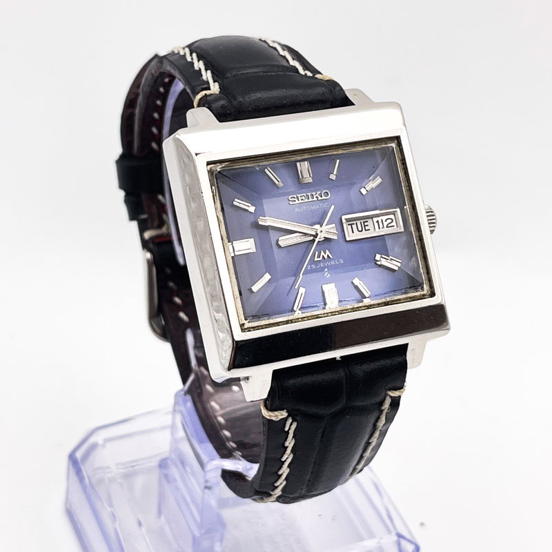 Seiko Seiko - Seiko LM "Gradient Blue Sunburst" 反光 (Hankō) – Reflected Light - No Reserve Price - 5606-5080 - Men - 1972 vintage watch - image 2