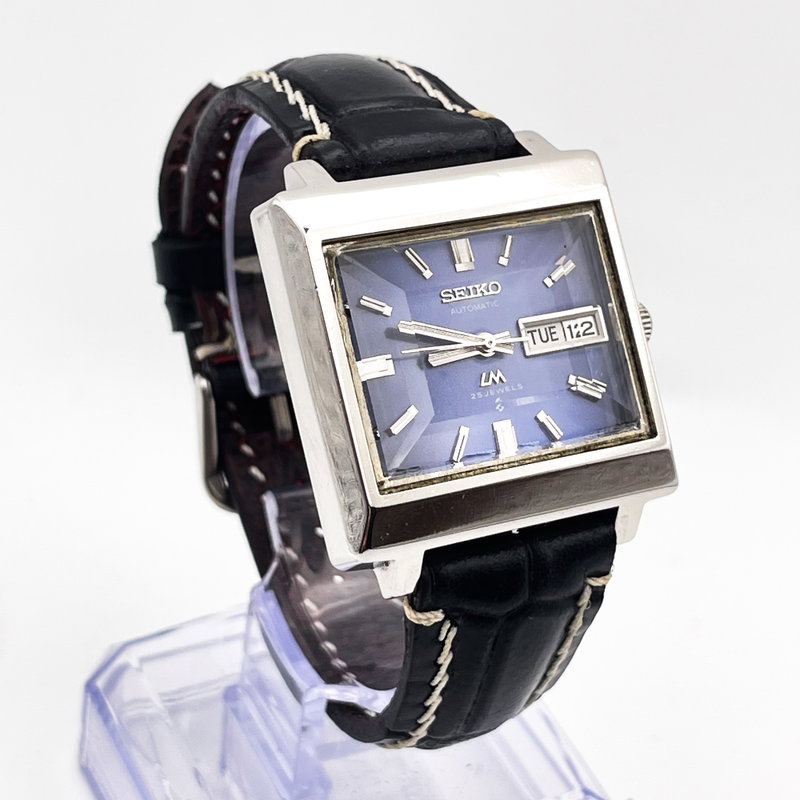 Seiko Seiko - Seiko LM "Gradient Blue Sunburst" 反光 (Hankō) – Reflected Light - No Reserve Price - 5606-5080 - Men - 1972 vintage watch - image 6