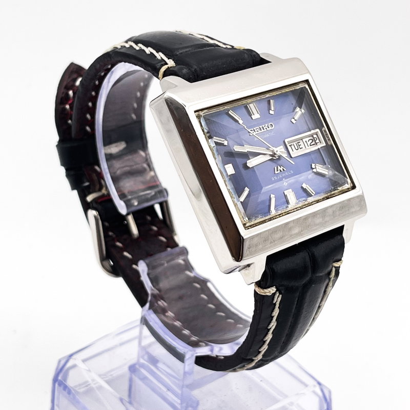 Seiko Seiko - Seiko LM "Gradient Blue Sunburst" 反光 (Hankō) – Reflected Light - No Reserve Price - 5606-5080 - Men - 1972 vintage watch - image 15