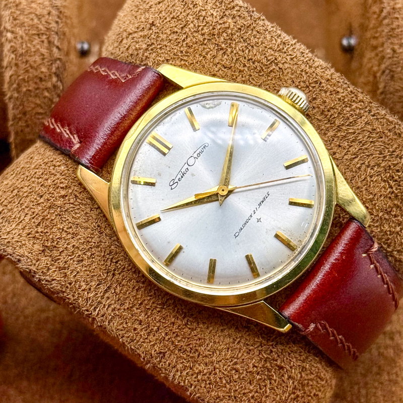 Seiko Seiko - Crown 紗光 (Shakō) – Silken Light - No reserve price - J14091 - Men - 1964 vintage watch - image 3