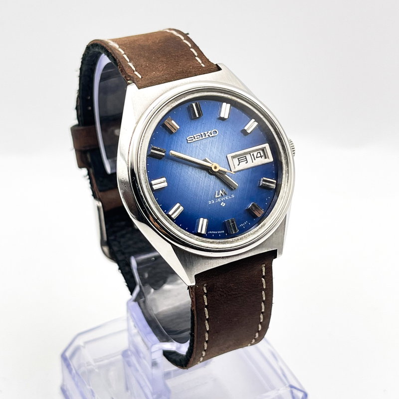 Seiko Seiko - Lord Matic 蒼幻 (Sōgen) – Blue Illusion - No Reserve Price - 5606-7260 - Men - 1973 vintage watch - image 1