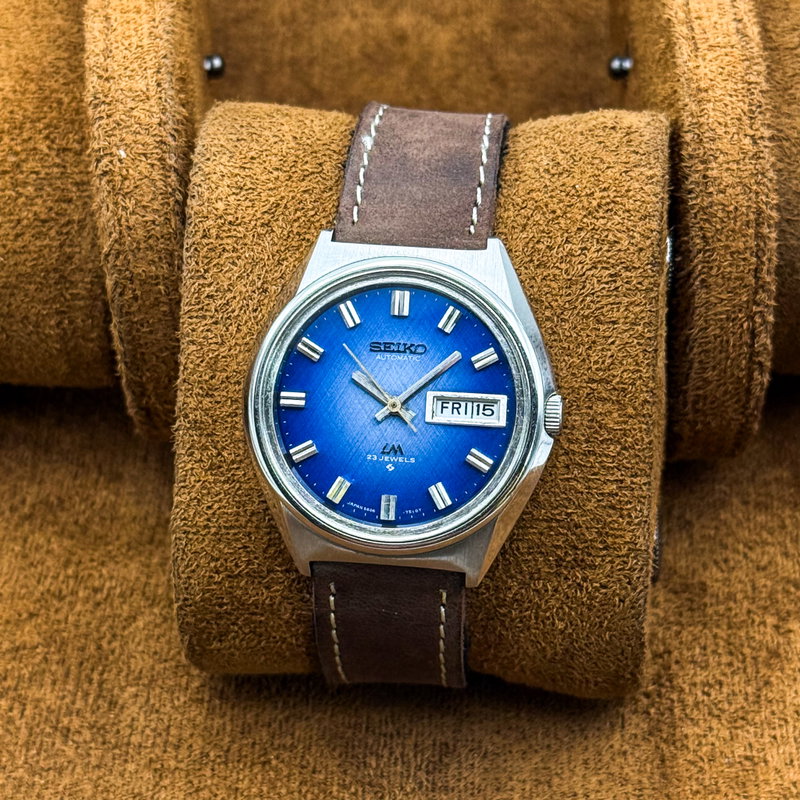 Seiko Seiko - Lord Matic 蒼幻 (Sōgen) – Blue Illusion - No Reserve Price - 5606-7260 - Men - 1973 vintage watch - image 6