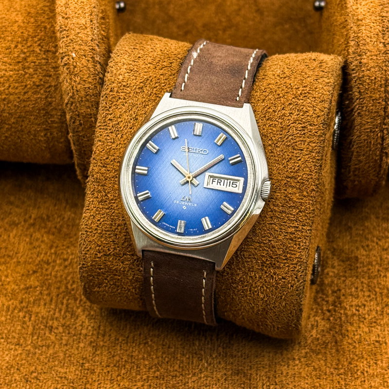 Seiko Seiko - Lord Matic 蒼幻 (Sōgen) – Blue Illusion - No Reserve Price - 5606-7260 - Men - 1973 vintage watch - image 7