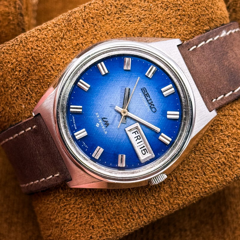 Seiko Seiko - Lord Matic 蒼幻 (Sōgen) – Blue Illusion - No Reserve Price - 5606-7260 - Men - 1973 vintage watch - image 10