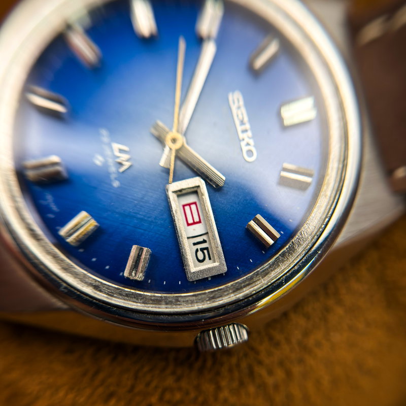 Seiko Seiko - Lord Matic 蒼幻 (Sōgen) – Blue Illusion - No Reserve Price - 5606-7260 - Men - 1973 vintage watch - image 12