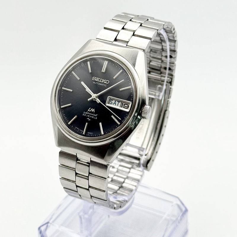 Seiko Seiko - LM Special "Dark Blue Sunburst" 微霧 (Bimu) – Faint Mist - No Reserve Price - 5206-6051 - Men - 1972 vintage watch - image 1
