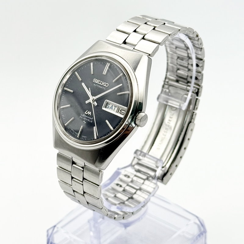 Seiko Seiko - LM Special "Dark Blue Sunburst" 微霧 (Bimu) – Faint Mist - No Reserve Price - 5206-6051 - Men - 1972 vintage watch - image 2
