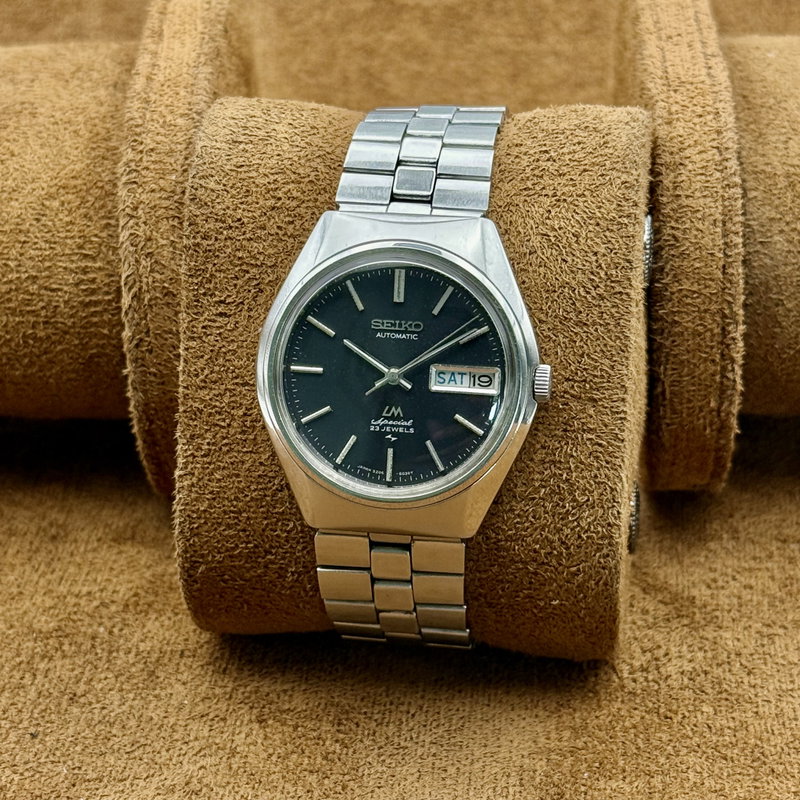 Seiko Seiko - LM Special "Dark Blue Sunburst" 微霧 (Bimu) – Faint Mist - No Reserve Price - 5206-6051 - Men - 1972 vintage watch - image 8