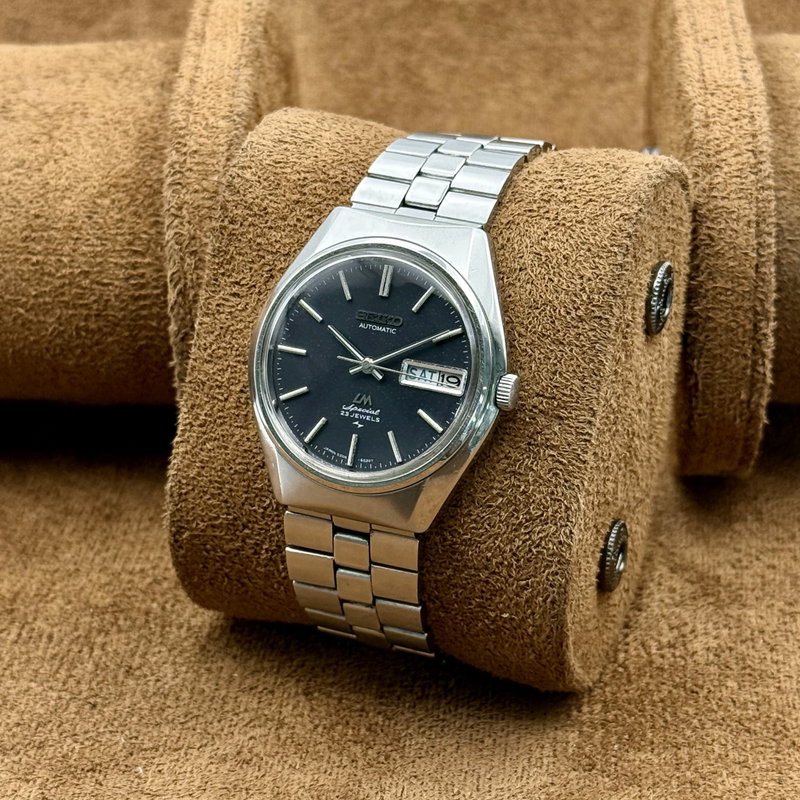 Seiko Seiko - LM Special "Dark Blue Sunburst" 微霧 (Bimu) – Faint Mist - No Reserve Price - 5206-6051 - Men - 1972 vintage watch - image 9