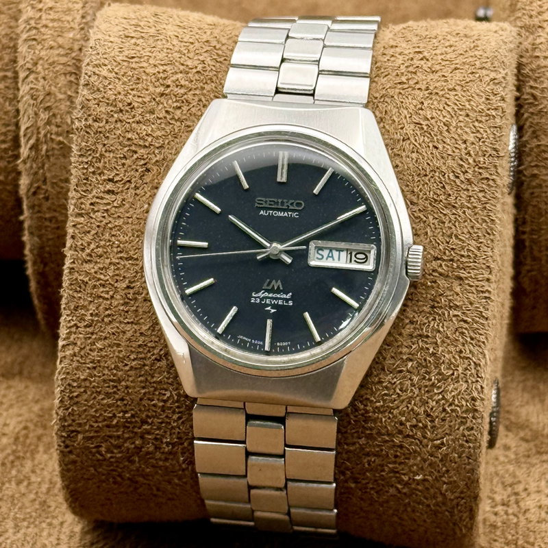 Seiko Seiko - LM Special "Dark Blue Sunburst" 微霧 (Bimu) – Faint Mist - No Reserve Price - 5206-6051 - Men - 1972 vintage watch - image 13