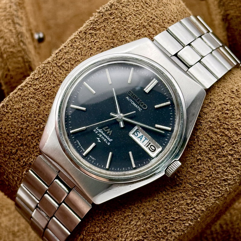 Seiko Seiko - LM Special "Dark Blue Sunburst" 微霧 (Bimu) – Faint Mist - No Reserve Price - 5206-6051 - Men - 1972 vintage watch - image 16