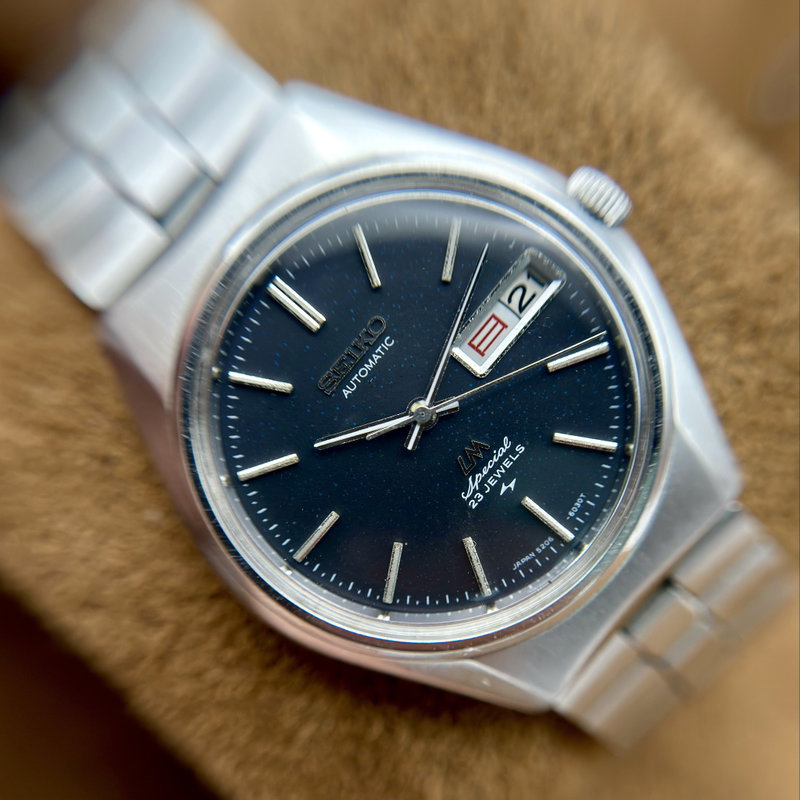 Seiko Seiko - LM Special "Dark Blue Sunburst" 微霧 (Bimu) – Faint Mist - No Reserve Price - 5206-6051 - Men - 1972 vintage watch - image 18