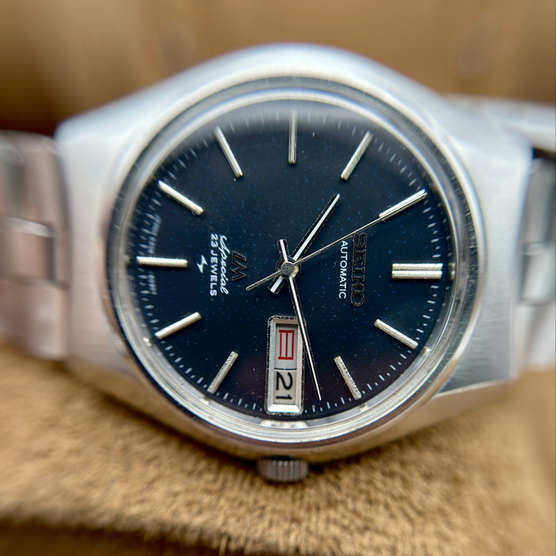 Seiko Seiko - LM Special "Dark Blue Sunburst" 微霧 (Bimu) – Faint Mist - No Reserve Price - 5206-6051 - Men - 1972 vintage watch - image 20