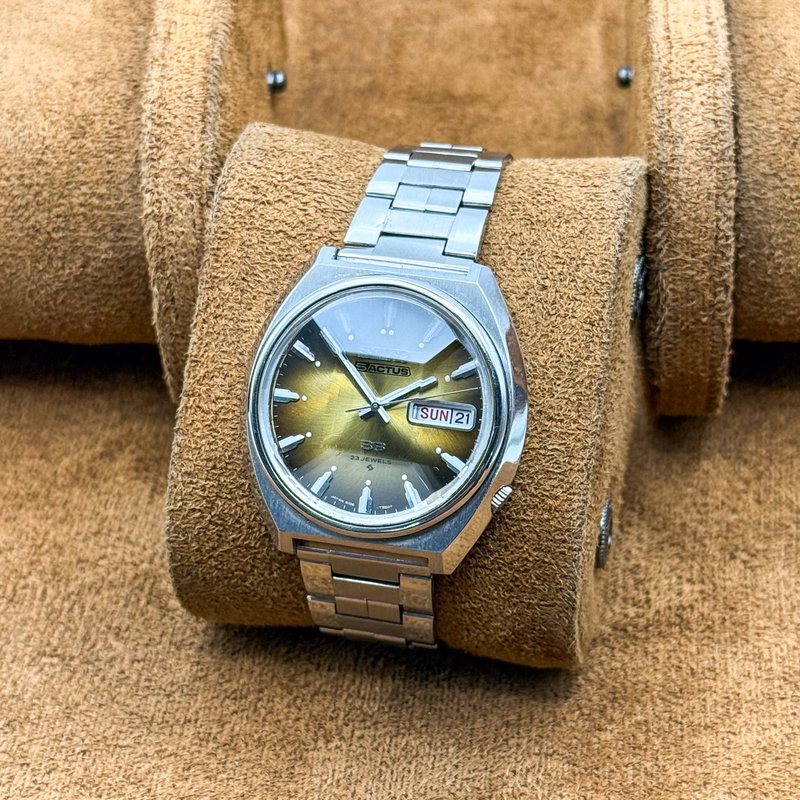 Seiko Seiko - 5Actus SS "Gradient Golden Sunburst" 柔金 (Jūkin) – Gentle Gold - No reserve price - 6106-7700 - Men - 1974 vintage watch - image 12