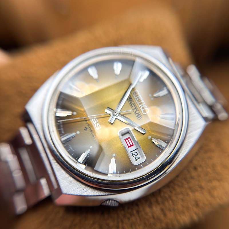 Seiko Seiko - 5Actus SS "Gradient Golden Sunburst" 柔金 (Jūkin) – Gentle Gold - No reserve price - 6106-7700 - Men - 1974 vintage watch - image 20