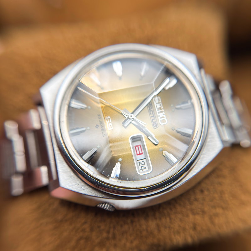 Seiko Seiko - 5Actus SS "Gradient Golden Sunburst" 柔金 (Jūkin) – Gentle Gold - No reserve price - 6106-7700 - Men - 1974 vintage watch - image 21