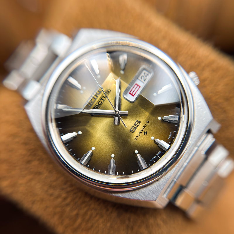 Seiko Seiko - 5Actus SS "Gradient Golden Sunburst" 柔金 (Jūkin) – Gentle Gold - No reserve price - 6106-7700 - Men - 1974 vintage watch - image 23