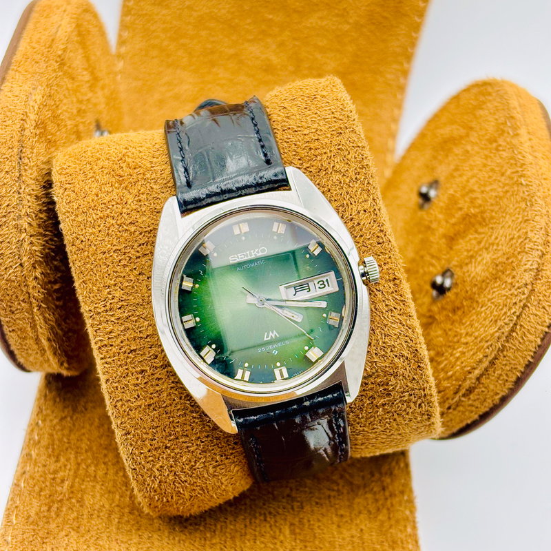 Seiko Seiko - Lord Matic "Gradient Green Sunburst" 輝流 (Kiryu) – Flowing Radiance - No Reserve Price - 5606-7231 - Men - 1973 vintage watch - image 5