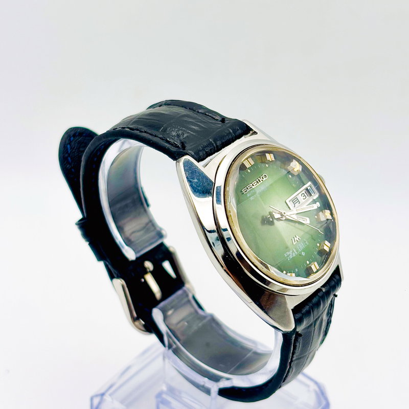 Seiko Seiko - Lord Matic "Gradient Green Sunburst" 輝流 (Kiryu) – Flowing Radiance - No Reserve Price - 5606-7231 - Men - 1973 vintage watch - image 24