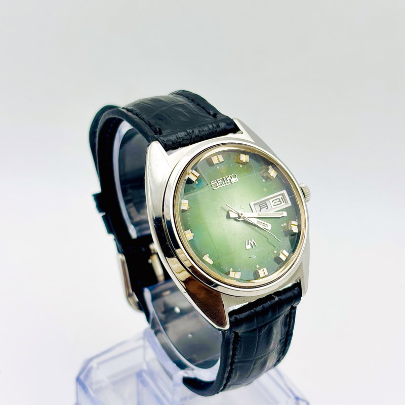 Seiko Seiko - Lord Matic "Gradient Green Sunburst" 輝流 (Kiryu) – Flowing Radiance - No Reserve Price - 5606-7231 - Men - 1973 vintage watch - image 25