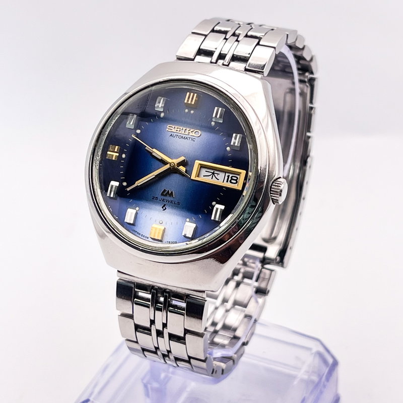 Seiko Seiko - LM "Gradient Blue Sunburst" 青嵐 (Ao Arashi) – Blue Storm - No Reserve Price - 5606-7191 - Men - 1973 vintage watch - image 1